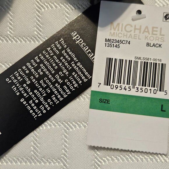 MICHAEL Michael Kors Black Leather Jacket - Picture 6 of 14